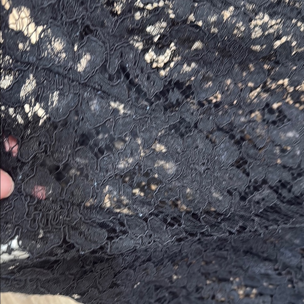 Vintage Vivienne Tam Black Lace Ankle Cropped Pants - Picture 5 of 9